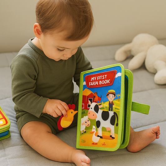 Kids Educational Farm Animal Story Book