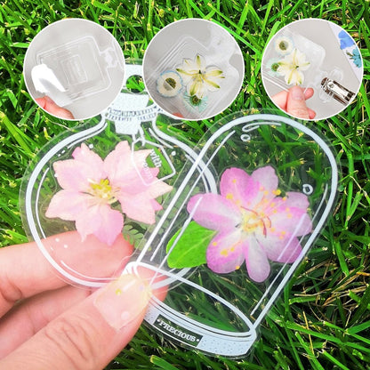Dried Flower Bookmarks Set (15 + 15)