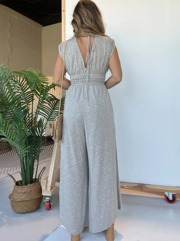 Giulia Hem Jumpsuit with Pockets
