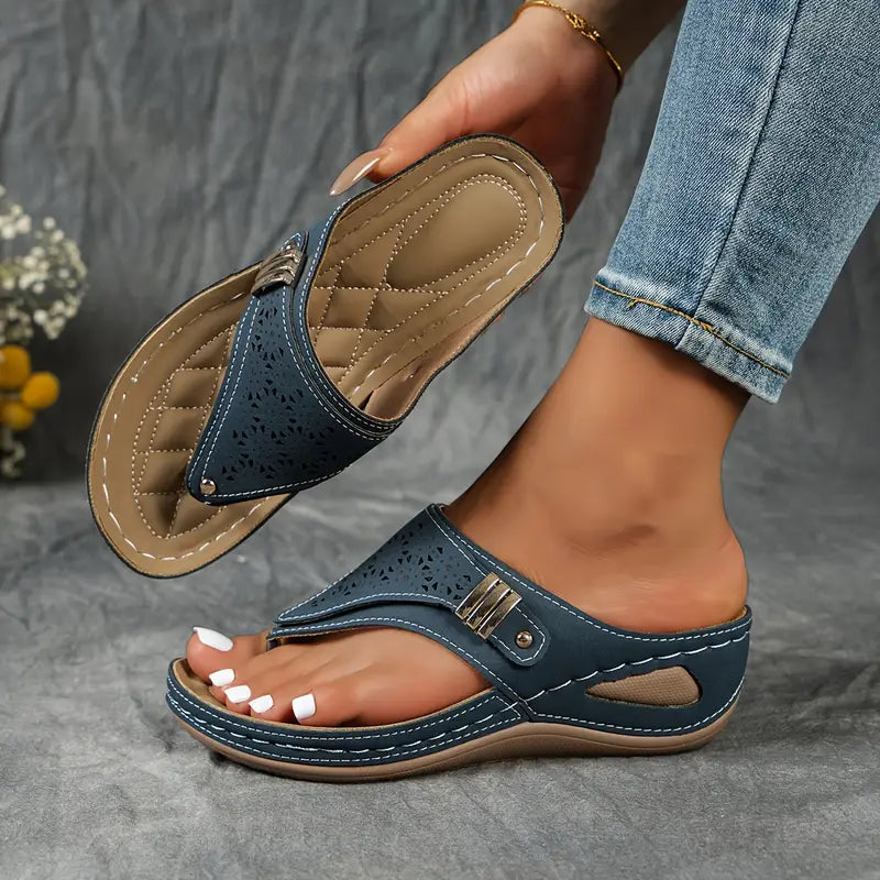 Malina OrthoSole Supportive Classic Sandal - Orthopedic Support and Relief, Comfort