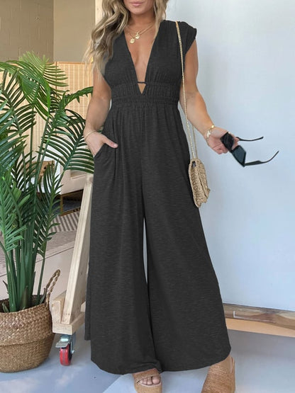 Giulia Hem Jumpsuit with Pockets
