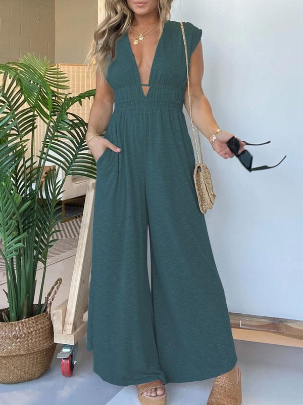 Giulia Hem Jumpsuit with Pockets