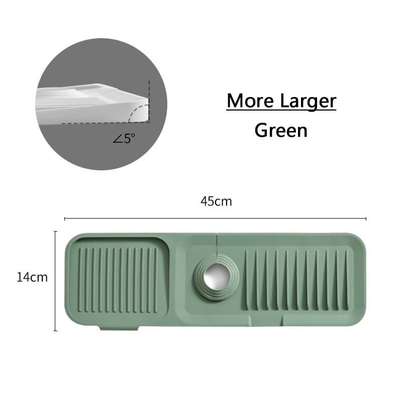 AquaShield Sink Splash Guard | Silicone Splash Guard For Kitchen Sink