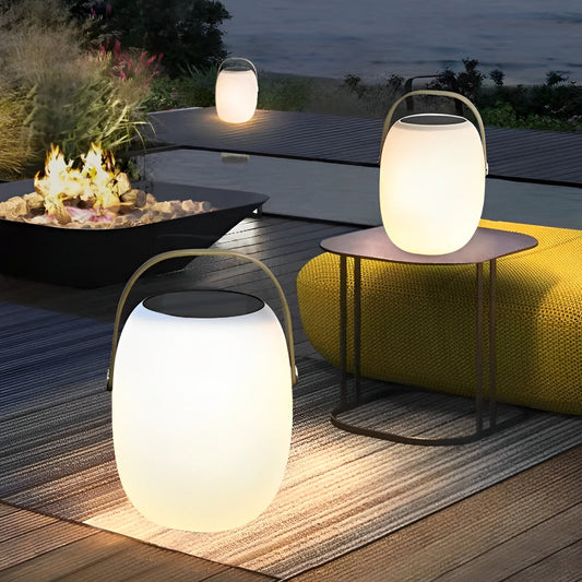 Outdoor Solar Lantern Light with Handle