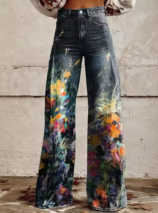 Nadine | Boho Spirit Wide-Leg Pants