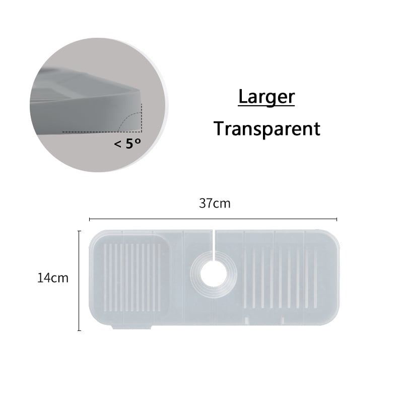 AquaShield Sink Splash Guard | Silicone Splash Guard For Kitchen Sink