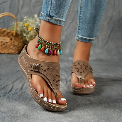 Malina OrthoSole Supportive Classic Sandal - Orthopedic Support and Relief, Comfort