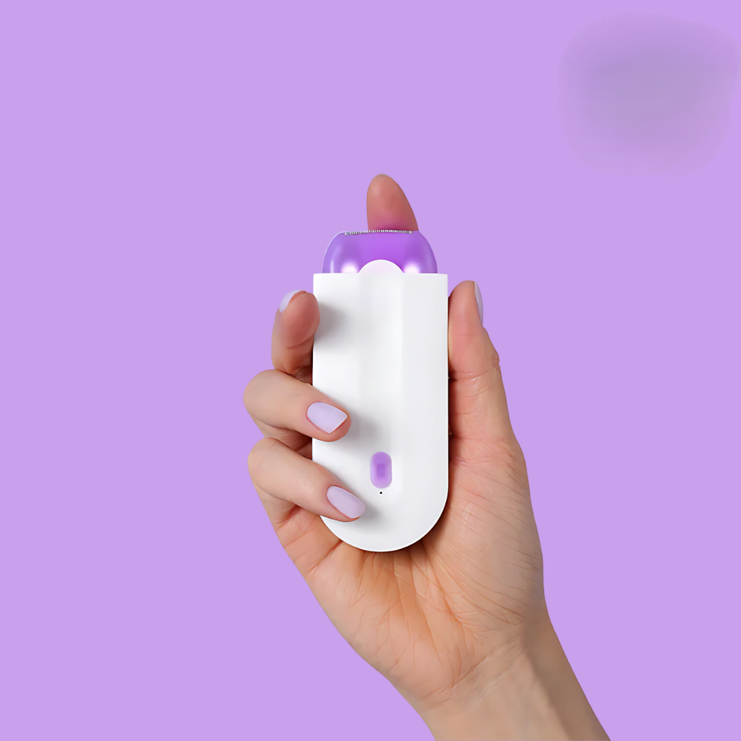 Hair removal device for smooth soft skin