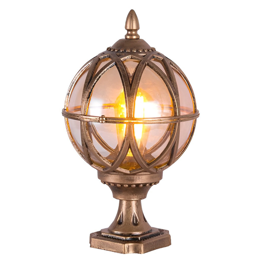 Outdoor Wall Light Vintage Glass Lantern