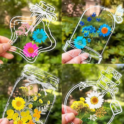 Transparent DIY Stickers (20+20 Free)