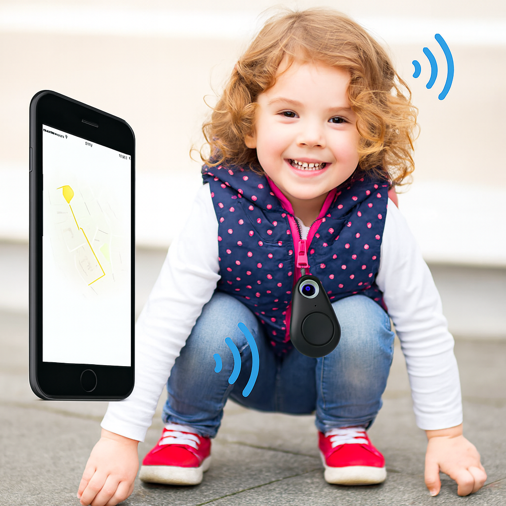 GPS Tracker Compact Rubber Key Finder