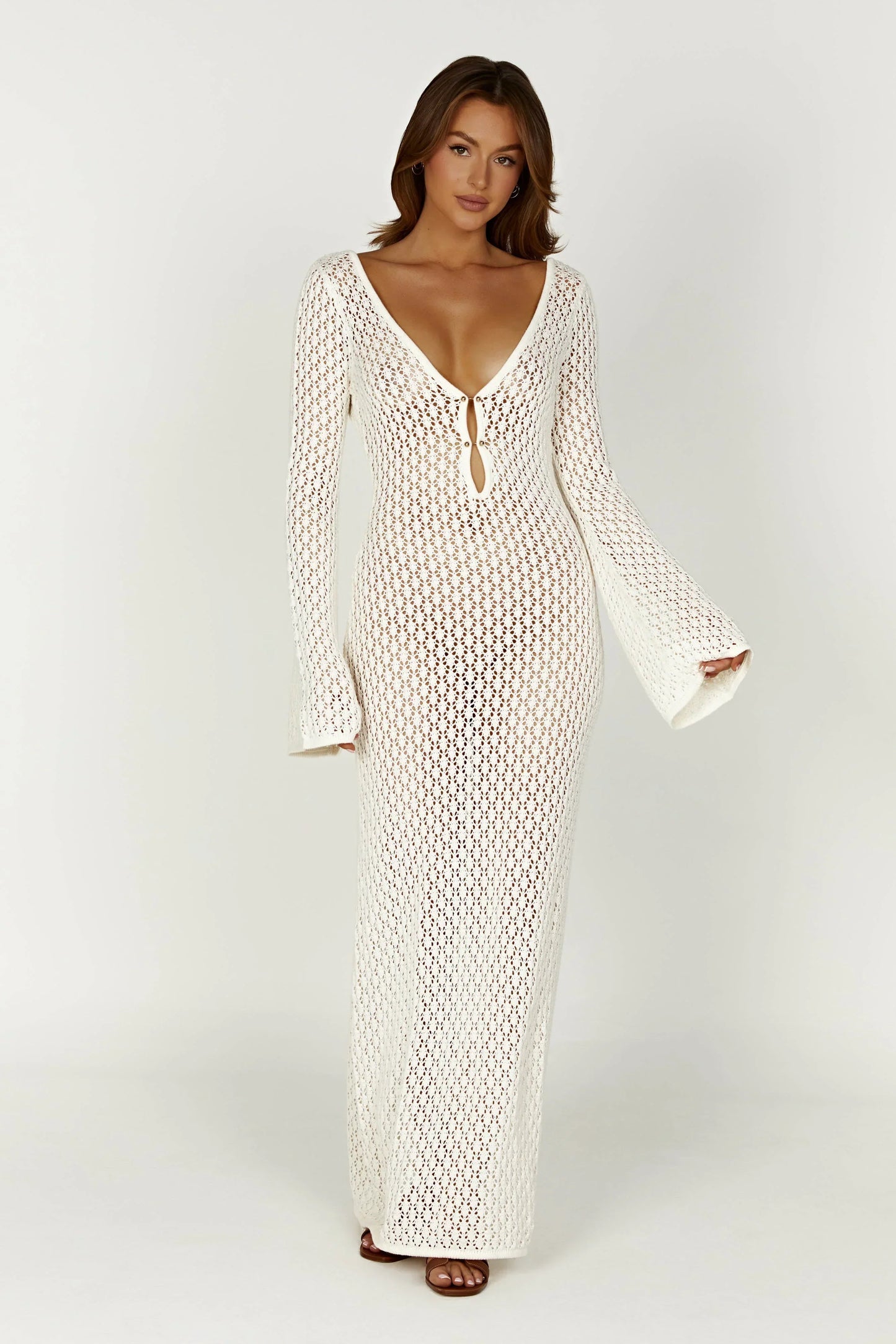 Marika | White Beach Dress