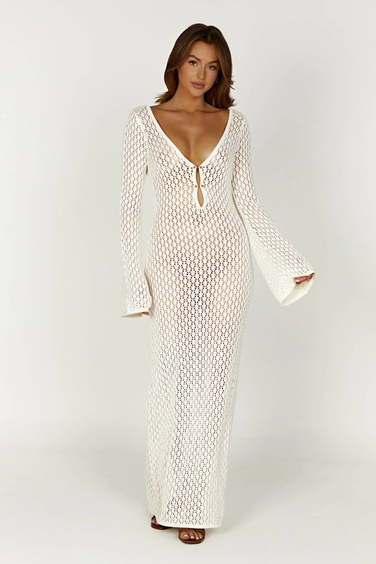 Marika | White Beach Dress