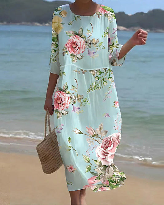 Kaye | Elegant Floral Dress