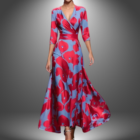 Nora | Printed Wrap Dress