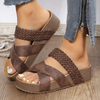 Nova – PU Leather Slip-On Sandals