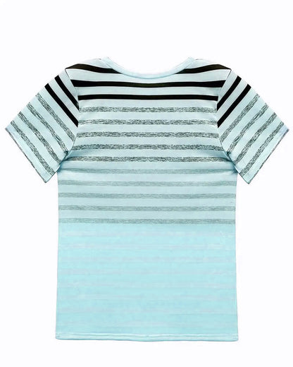 Kylie | Striped Round Neck T-shirt