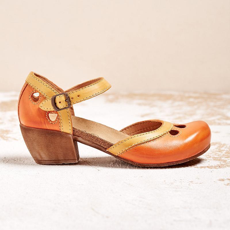 Celda – Comfortable Low-Heeled Sandals