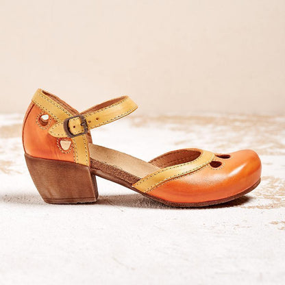 Celda – Comfortable Low-Heeled Sandals