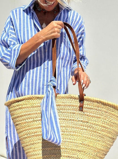 Veronica Classic Striped Shirt
