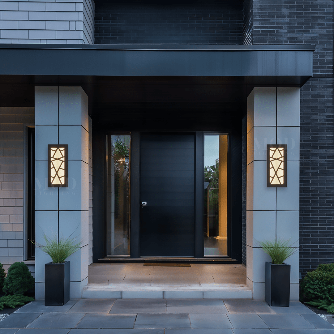 Wall Light Modern Outdoor LED Panel Fixture