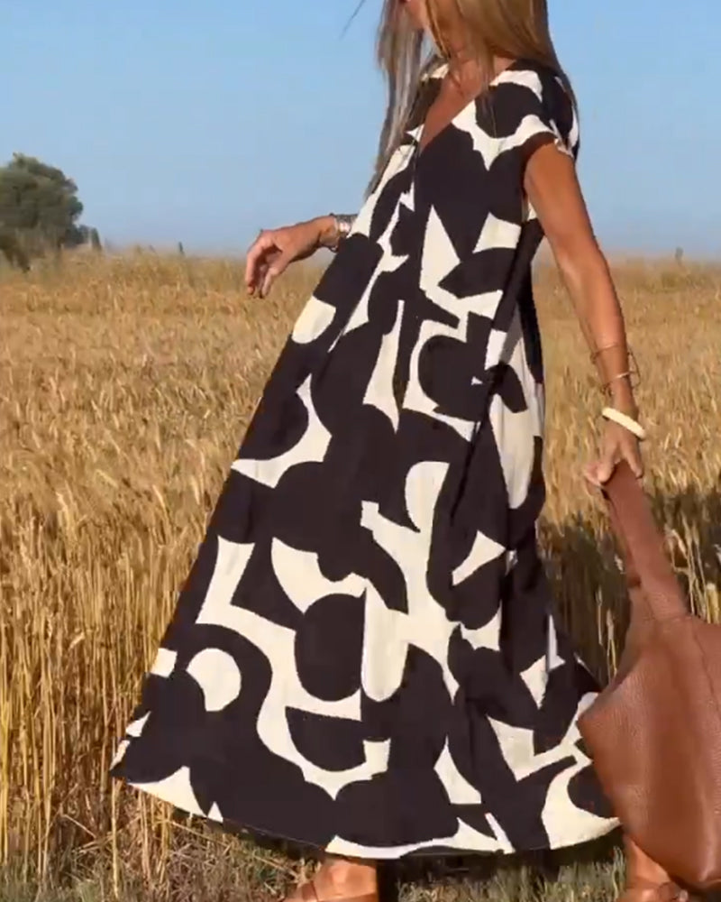 Penelope |  Relaxed Abstract Dress