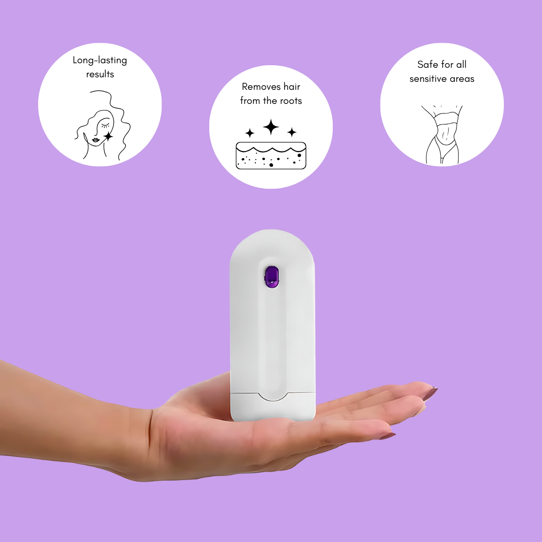 Hair removal device for smooth soft skin