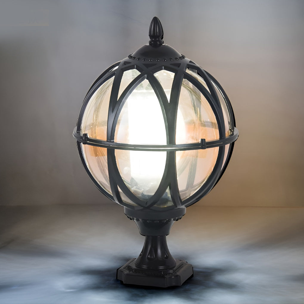 Outdoor Wall Light Vintage Glass Lantern