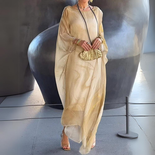 Loreine | Charming Silk Chiffon Dress