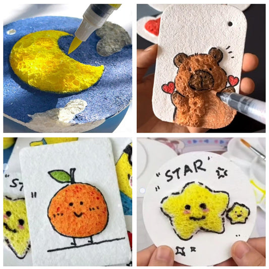 3D Canvas - The Magic Sponge Painting Set