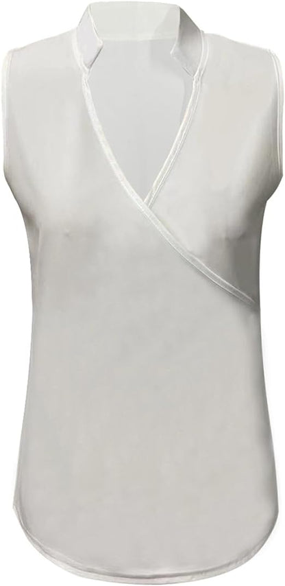 Sarah | Elegant Sleeveless Plain Top