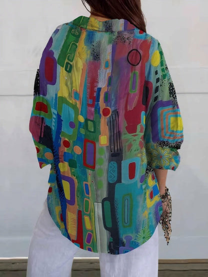 Honie Stylish Multicolored Blouse
