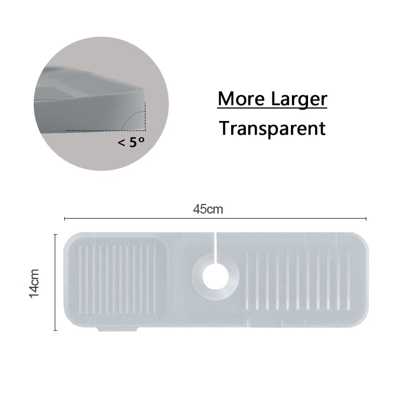 AquaShield Sink Splash Guard | Silicone Splash Guard For Kitchen Sink