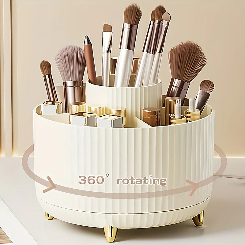 Makeup Organiser | 360° Rotating Storage Rack for Vanity
