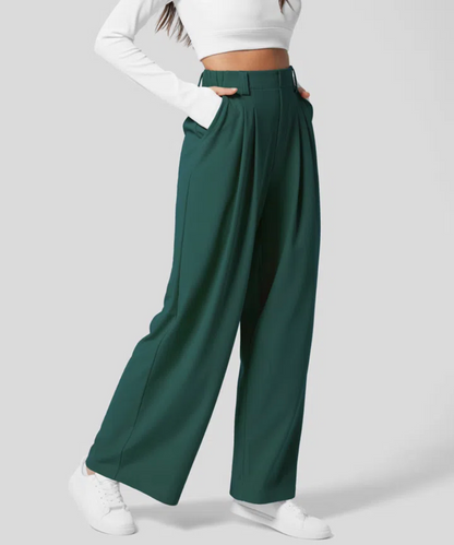 ALDEN™ - Elegant High-Waisted Trousers