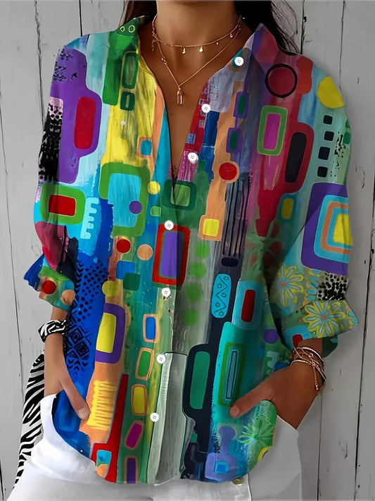 Honie Stylish Multicolored Blouse