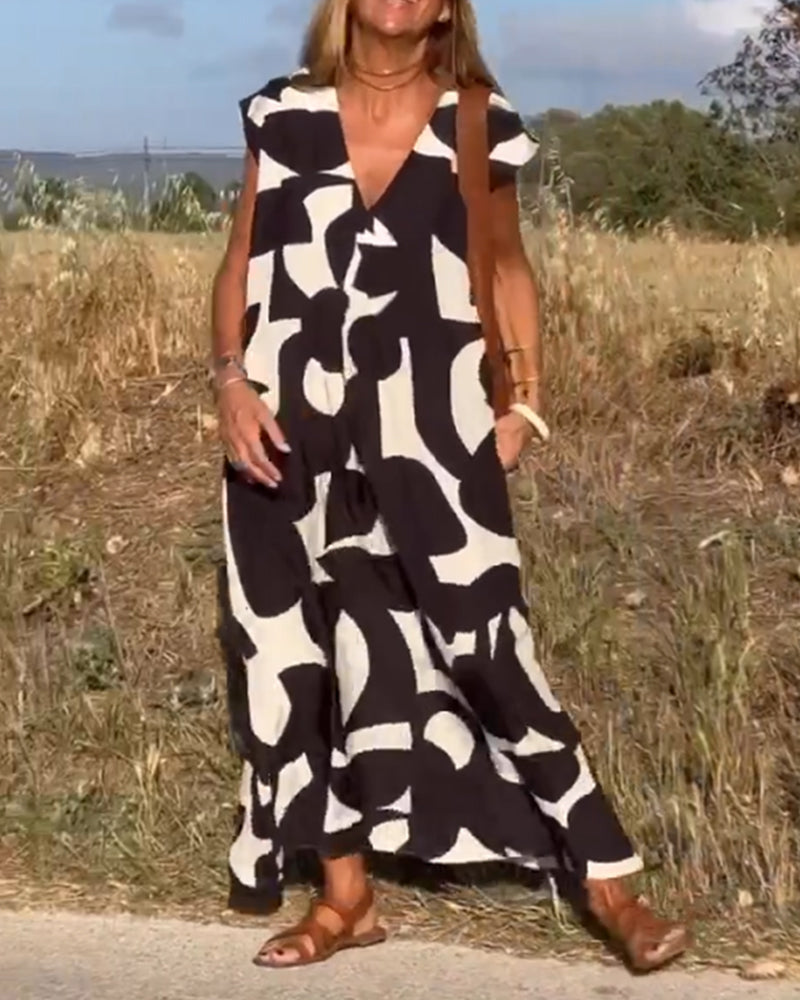 Penelope |  Relaxed Abstract Dress