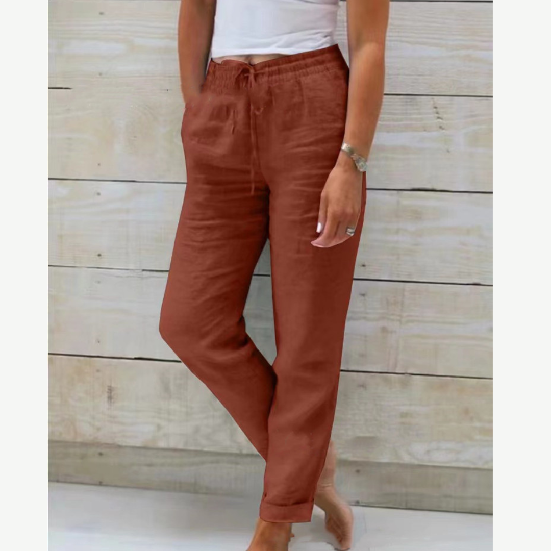 Eleonor – Premium Breathable Stretch Linen Pants