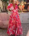 Izara | Soft Grace Maxi Dress With Flowing Silhouette