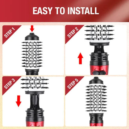 LuxeWave™ - Pro Styling Hair Dryer Brush