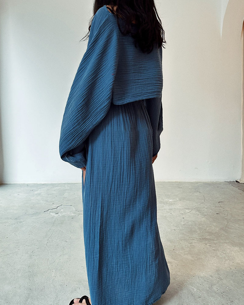 Ghislaine - Elegant High-Slit Set for Women