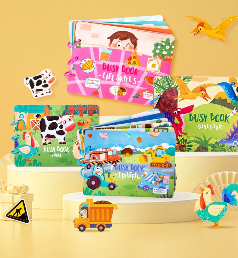 BusyBook Sensory Adventure | Sensory Book for Children