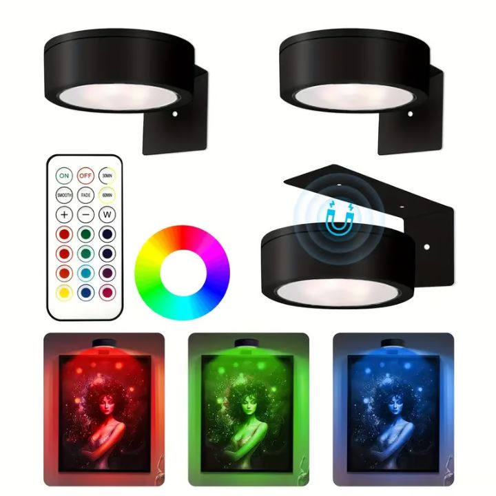 1+1 Free | Magnetic LED Picture Light – Dimmable & Rechargeable