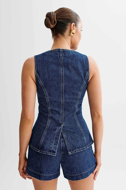 Luca™ | Vest and Denim Shorts Set – Casual and Fashionable for Everyday Wear
