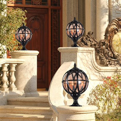 Outdoor Wall Light Vintage Glass Lantern