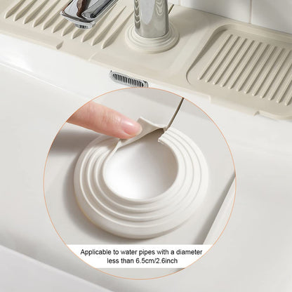 AquaShield Sink Splash Guard | Silicone Splash Guard For Kitchen Sink