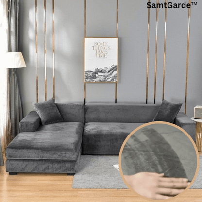 Elastic Sofa Cover Made of Velvet
