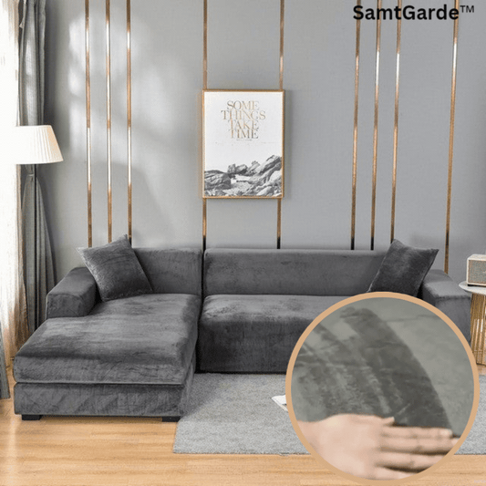 Elastic Sofa Cover Made of Velvet