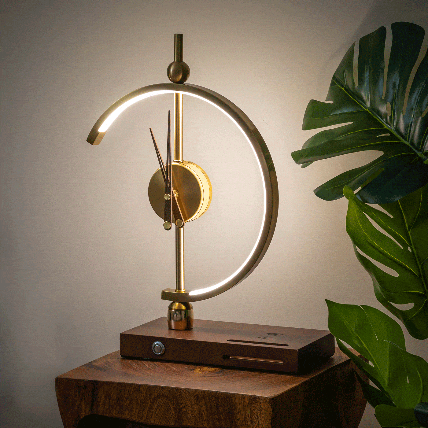 Modern LED Desk Lamp with Wireless Charger