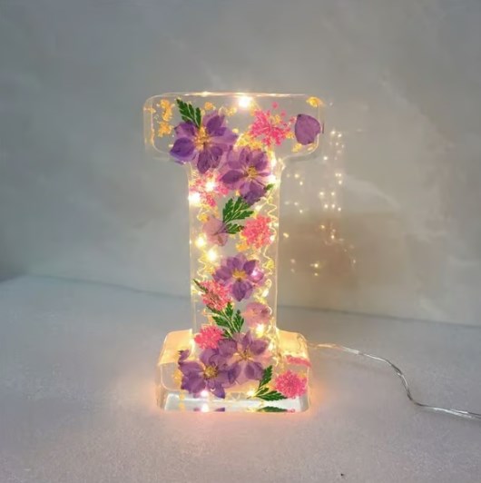 Handmade Floral Night Light for a Dreamy Ambiance